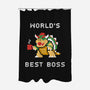 World's Best Boss-none polyester shower curtain-csweiler