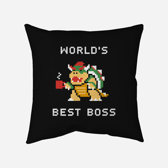 World's Best Boss-none removable cover w insert throw pillow-csweiler