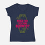 Would You Like Some Basghetti?-womens v-neck tee-Nemons