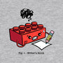 Writer's Block-womens basic tee-MJ