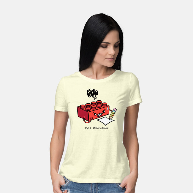 Writer's Block-womens basic tee-MJ