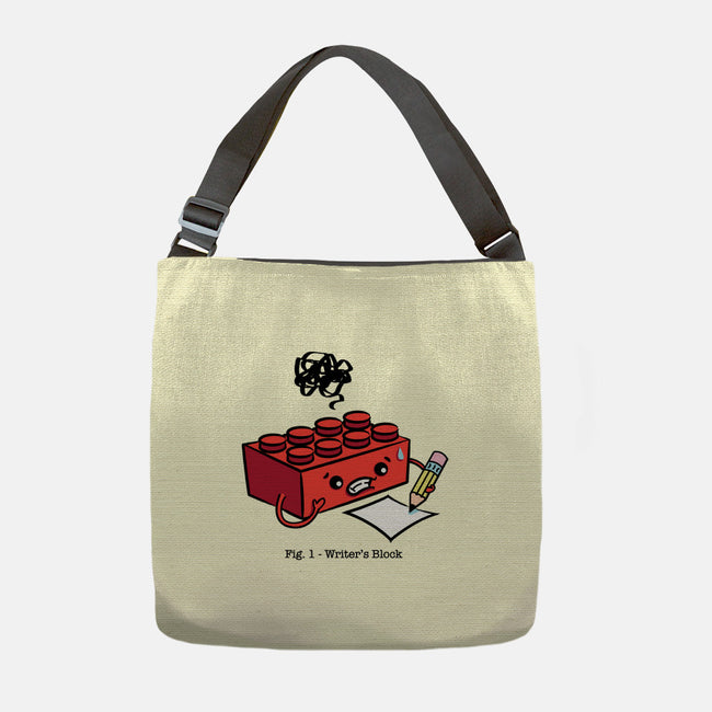 Writer's Block-none adjustable tote-MJ