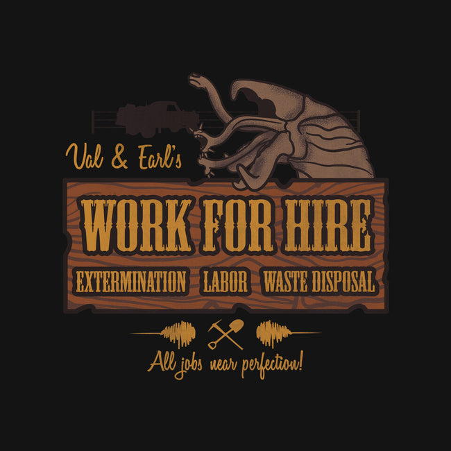 Val & Earl's Work for Hire-none drawstring bag-beware1984