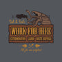 Val & Earl's Work for Hire-none removable cover w insert throw pillow-beware1984