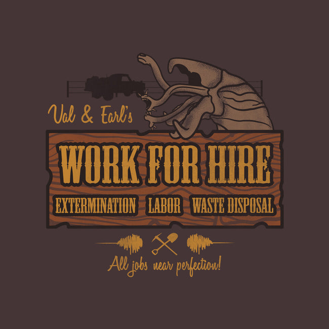 Val & Earl's Work for Hire-none drawstring bag-beware1984