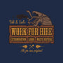 Val & Earl's Work for Hire-none removable cover w insert throw pillow-beware1984