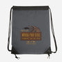 Val & Earl's Work for Hire-none drawstring bag-beware1984