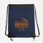 Val & Earl's Work for Hire-none drawstring bag-beware1984