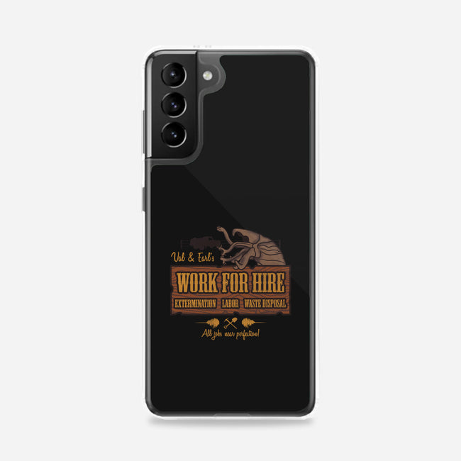 Val & Earl's Work for Hire-samsung snap phone case-beware1984