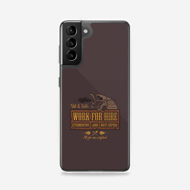 Val & Earl's Work for Hire-samsung snap phone case-beware1984