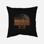 Val & Earl's Work for Hire-none removable cover w insert throw pillow-beware1984