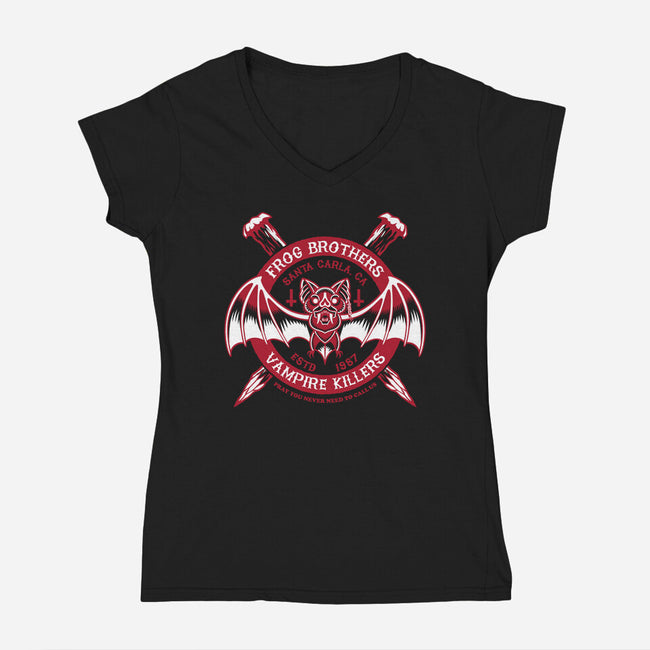 Vampire Killers-womens v-neck tee-Nemons