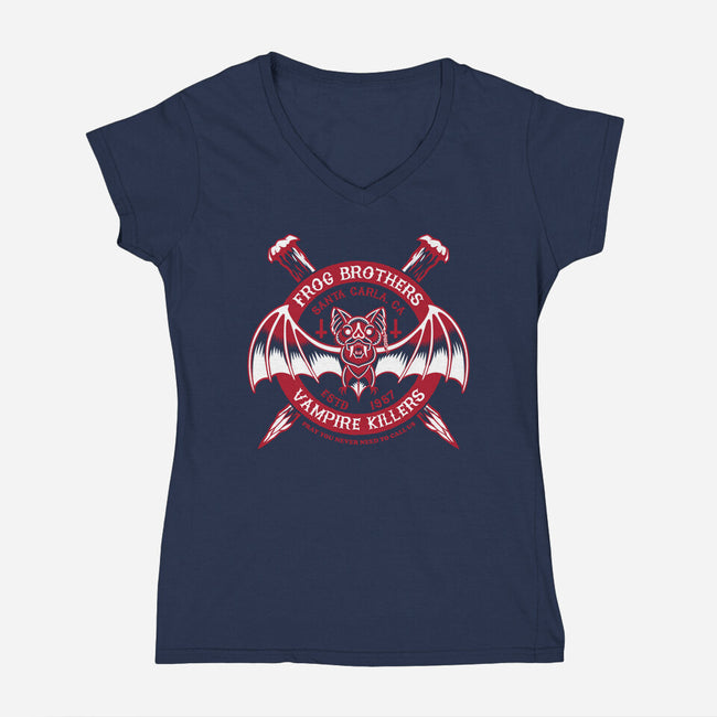 Vampire Killers-womens v-neck tee-Nemons
