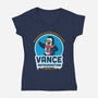 Vance Refrigeration-womens v-neck tee-Beware_1984