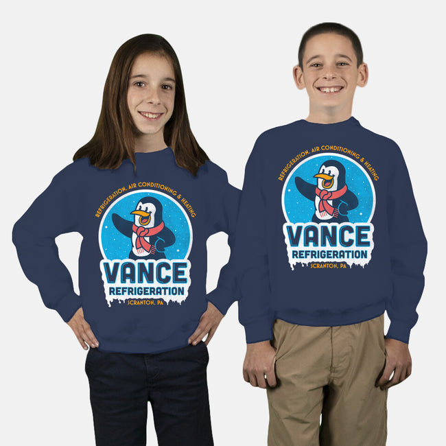 Vance Refrigeration-youth crew neck sweatshirt-Beware_1984