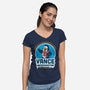 Vance Refrigeration-womens v-neck tee-Beware_1984