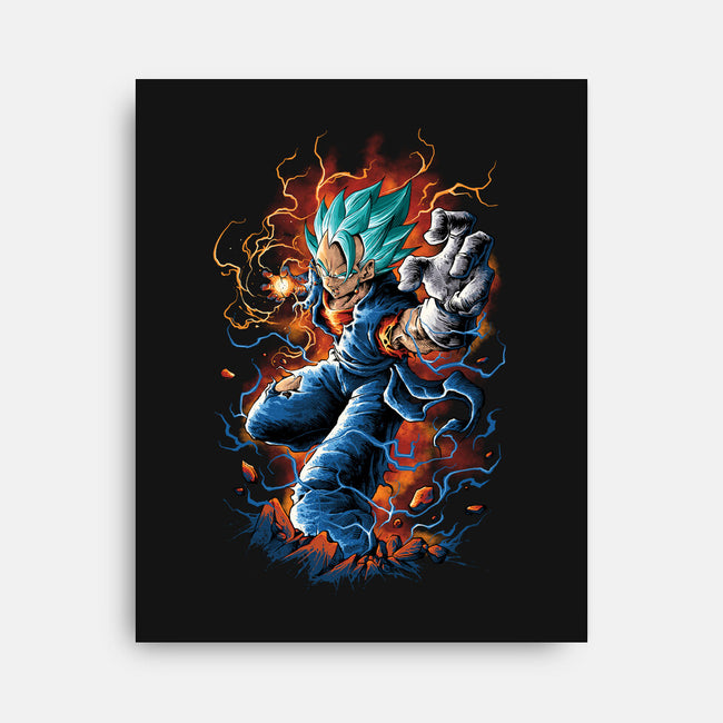 Vegito-none stretched canvas-coldfireink