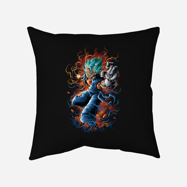 Vegito-none removable cover w insert throw pillow-coldfireink