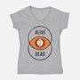 VENNY!-womens v-neck tee-Raffiti