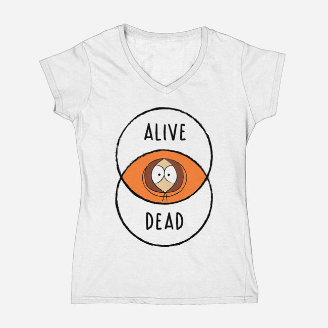 VENNY!-womens v-neck tee-Raffiti