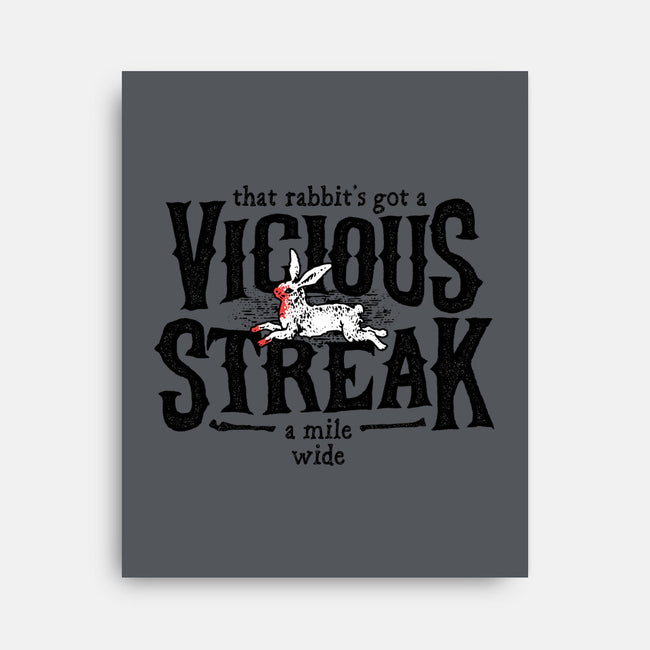 Vicious Streak-none stretched canvas-pufahl