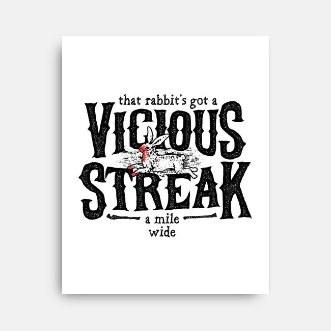 Vicious Streak-none stretched canvas-pufahl