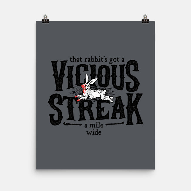 Vicious Streak-none matte poster-pufahl