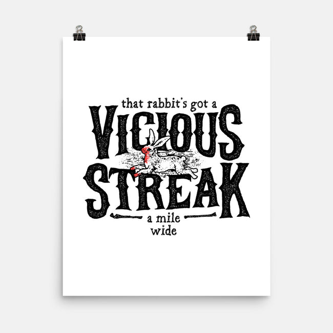 Vicious Streak-none matte poster-pufahl