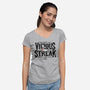 Vicious Streak-womens v-neck tee-pufahl