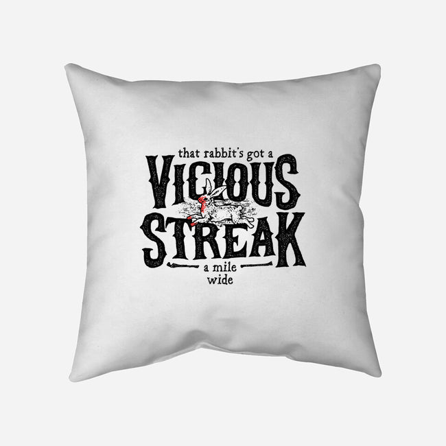 Vicious Streak-none removable cover w insert throw pillow-pufahl