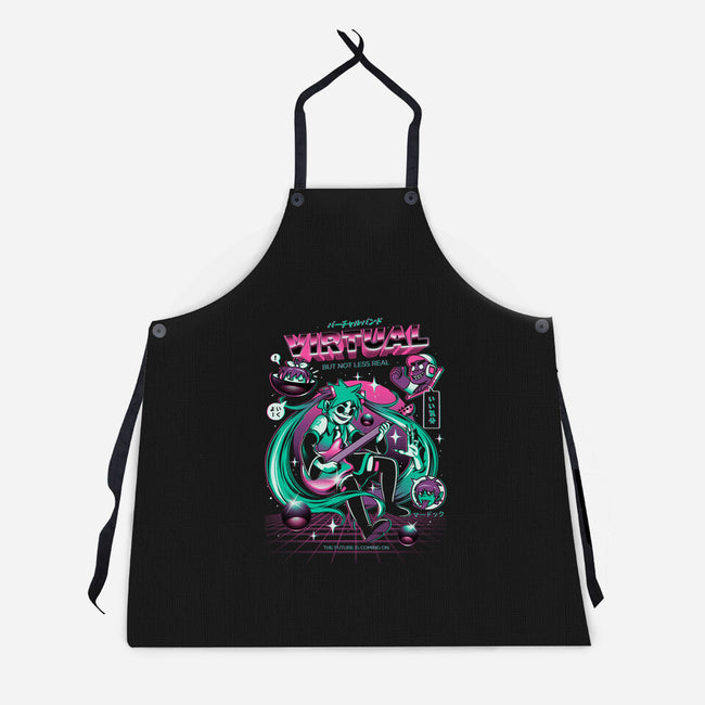 Virtual Band-unisex kitchen apron-ilustrata