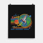 Visit Earth-none matte poster-Steven Rhodes