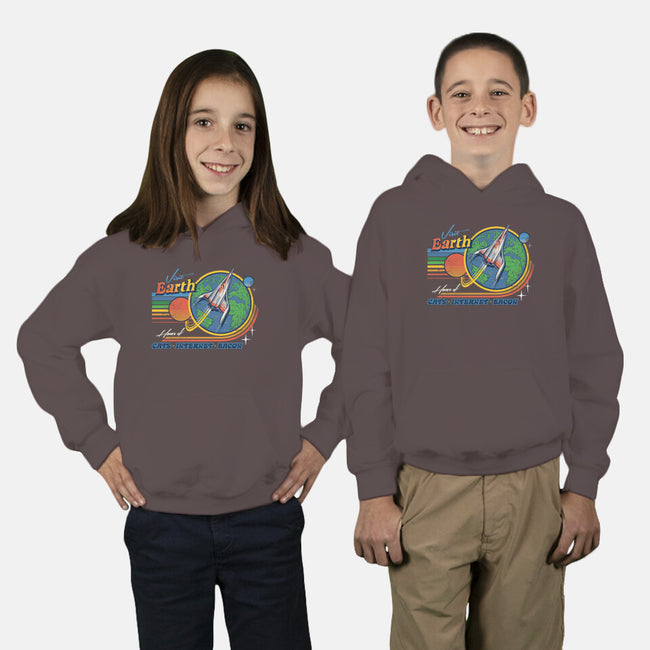 Visit Earth-youth pullover sweatshirt-Steven Rhodes