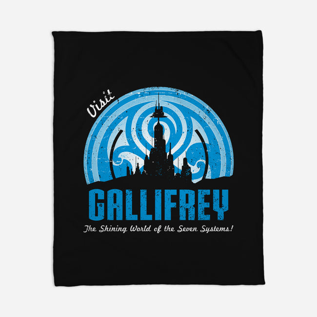 Visit Gallifrey-none fleece blanket-alecxpstees