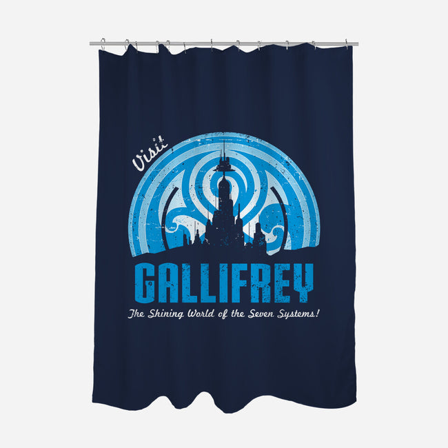 Visit Gallifrey-none polyester shower curtain-alecxpstees