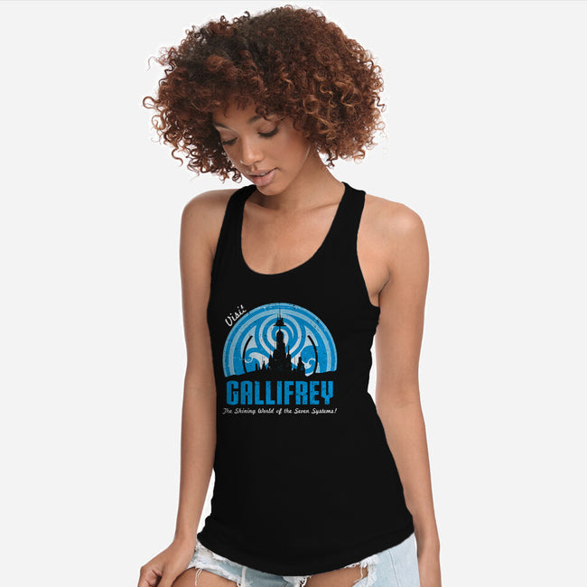 Visit Gallifrey-womens racerback tank-alecxpstees