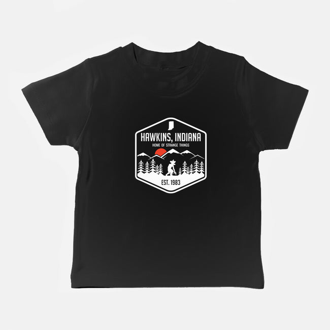Visit Hawkins-baby basic tee-waltermck