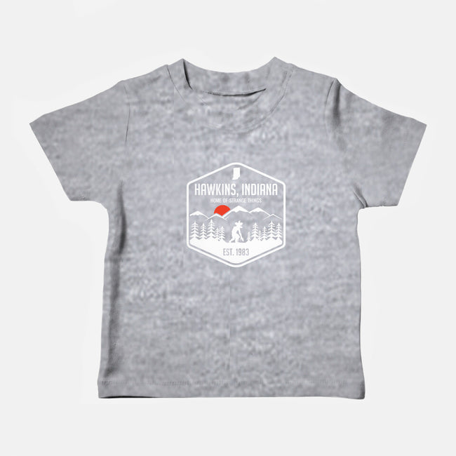 Visit Hawkins-baby basic tee-waltermck