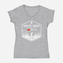 Visit Hawkins-womens v-neck tee-waltermck