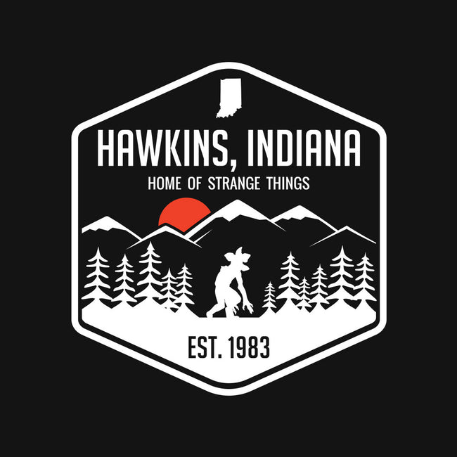 Visit Hawkins-none drawstring bag-waltermck