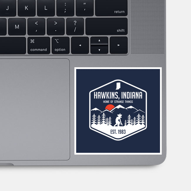 Visit Hawkins-none glossy sticker-waltermck