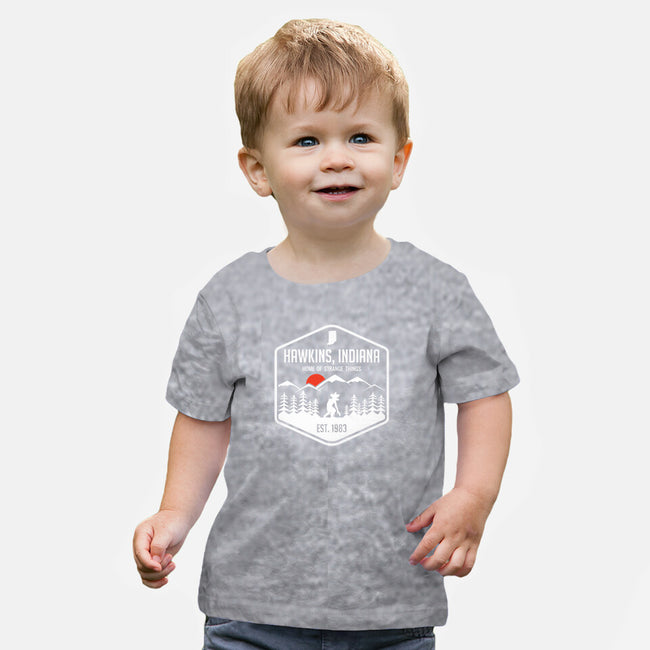 Visit Hawkins-baby basic tee-waltermck