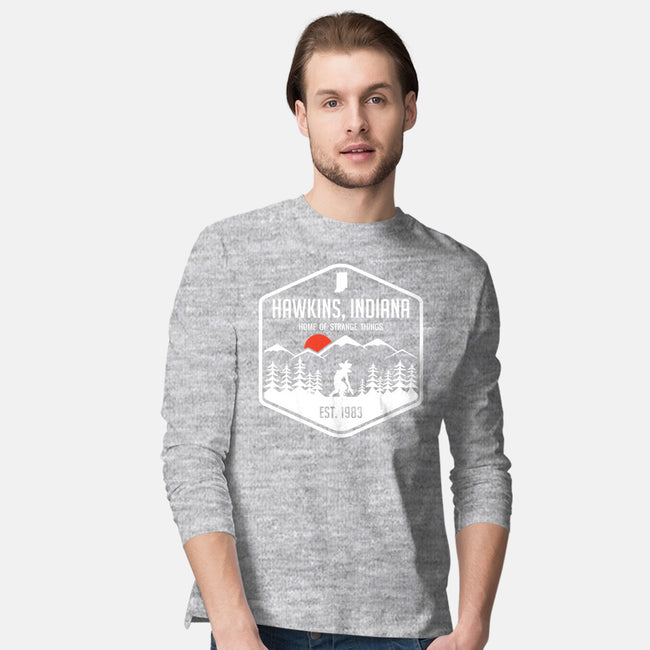 Visit Hawkins-mens long sleeved tee-waltermck
