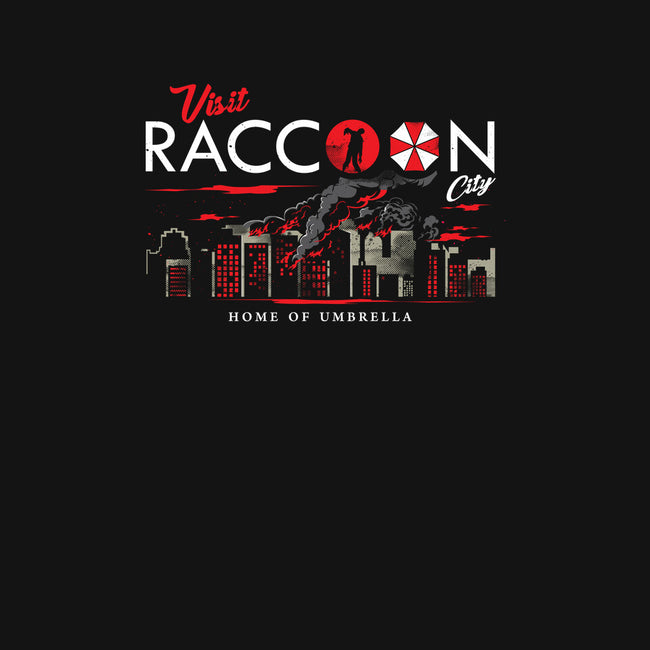 Visit Raccoon City-womens off shoulder sweatshirt-arace