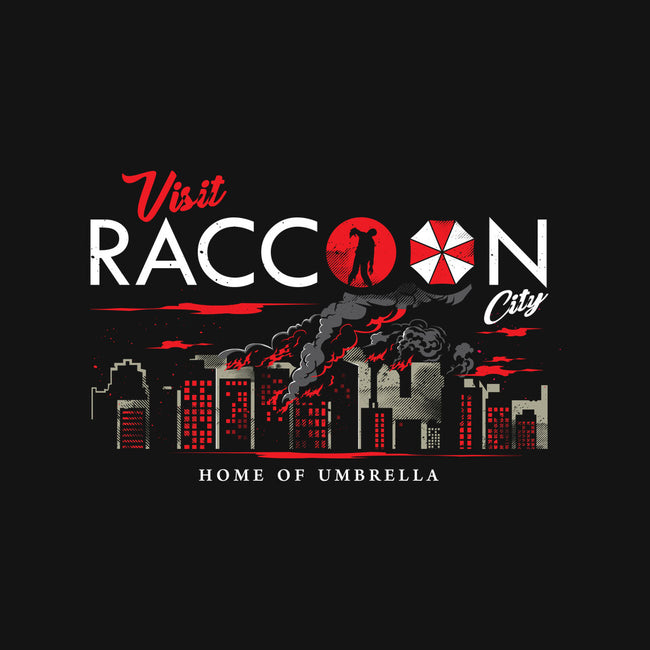 Visit Raccoon City-none drawstring bag-arace