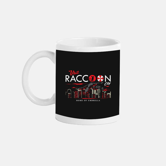 Visit Raccoon City-none glossy mug-arace
