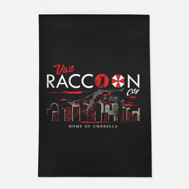 Visit Raccoon City-none outdoor rug-arace