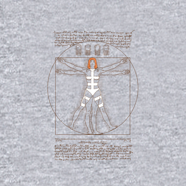 Vitruvian Leeloo-womens off shoulder sweatshirt-Andriu