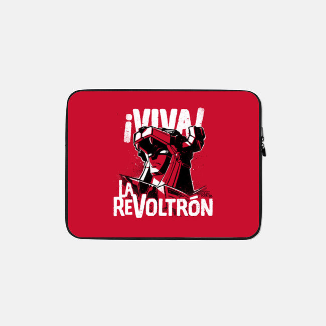Viva la Revoltron!-none zippered laptop sleeve-Captain Ribman