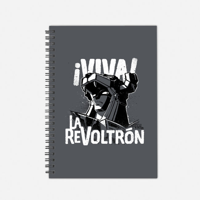 Viva la Revoltron!-none dot grid notebook-Captain Ribman